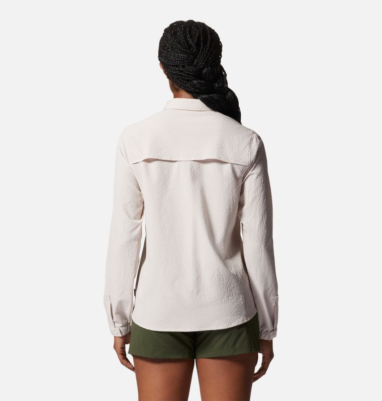 Thumbnail: Women's Sunshadow Long Sleeve Shirt, Color: White Sprite, image 2