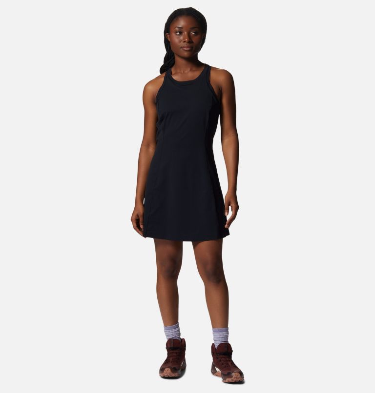 Women's Mountain Stretch Dress, Color: Black, image 1
