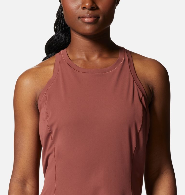 Women's Mountain Stretch Dress, Color: Clay Earth, image 4