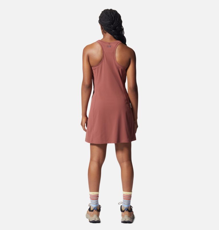 Women's Mountain Stretch Dress, Color: Clay Earth, image 2