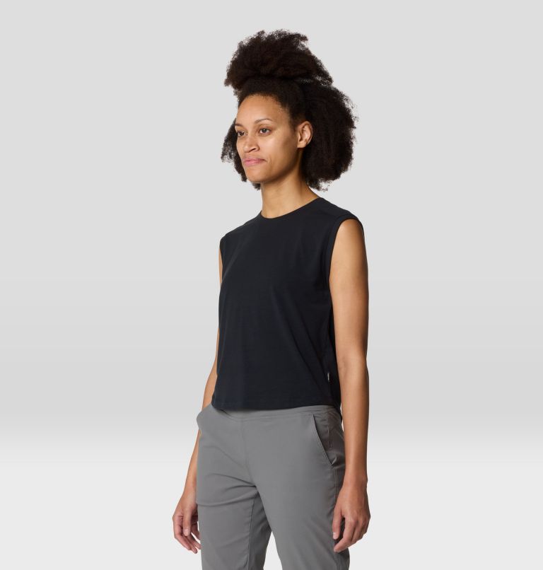 Women's Trekkin Go Sleeveless, Color: Black, image 4
