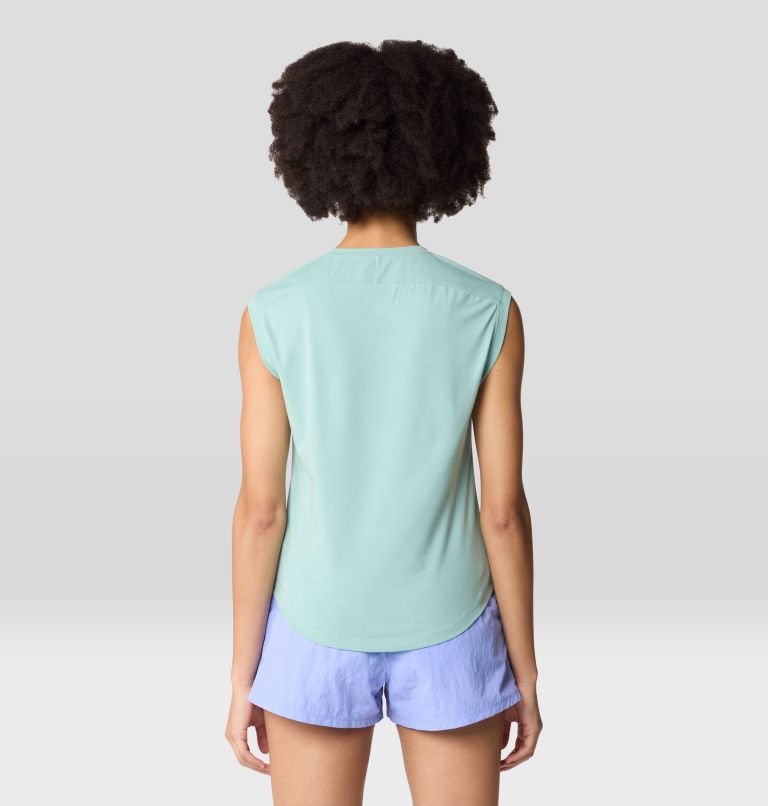 Women's Trekkin Go Sleeveless, Color: Mineral Spring, image 2