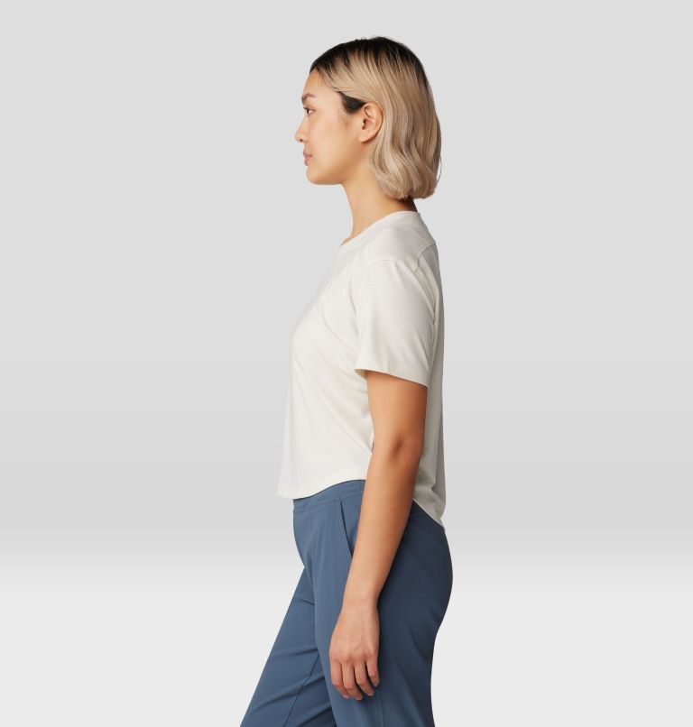 Women's Trekkin Go Short Sleeve, Color: Stone, image 3