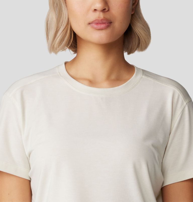 Women's Trekkin Go Short Sleeve, Color: Stone, image 4