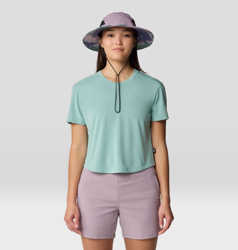 Women's Trekkin Go Short Sleeve, Color: Mineral Spring, image 5