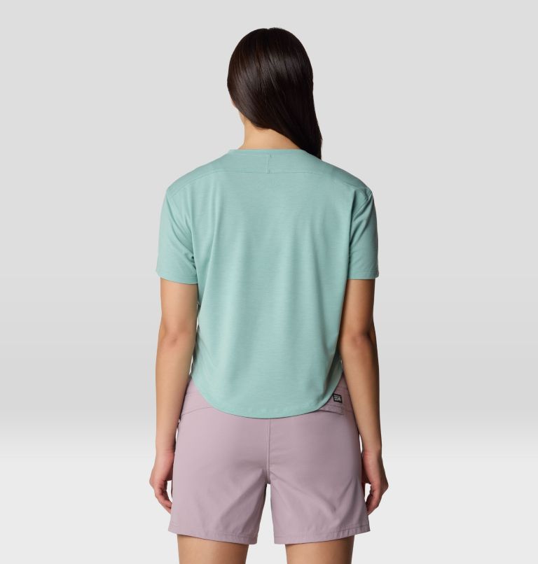 Women's Trekkin Go Short Sleeve, Color: Mineral Spring, image 2