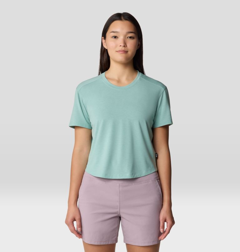 Women's Trekkin Go Short Sleeve, Color: Mineral Spring, image 1
