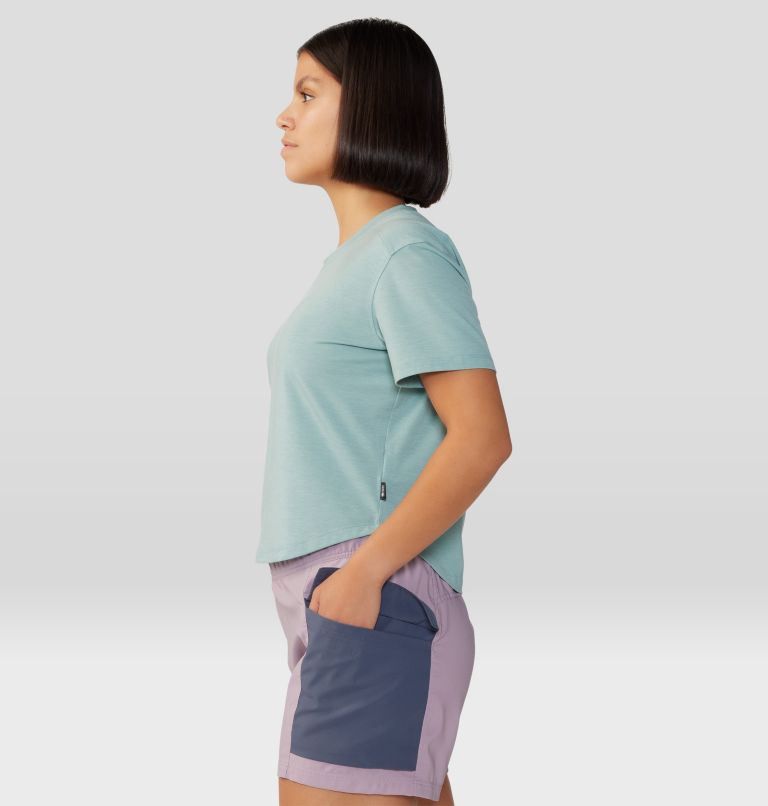 Women's Trek N Go Short Sleeve, Color: Lichen Green, image 3