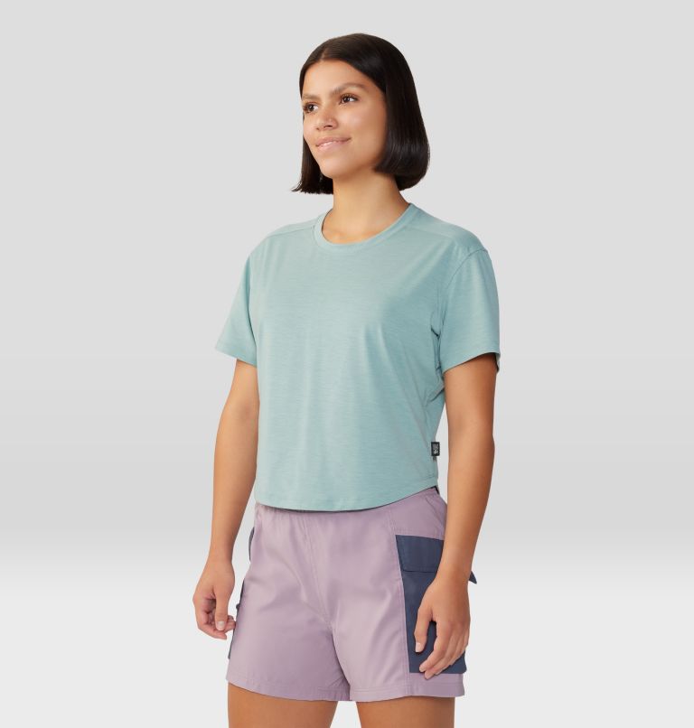 Women's Trek N Go Short Sleeve, Color: Lichen Green, image 5