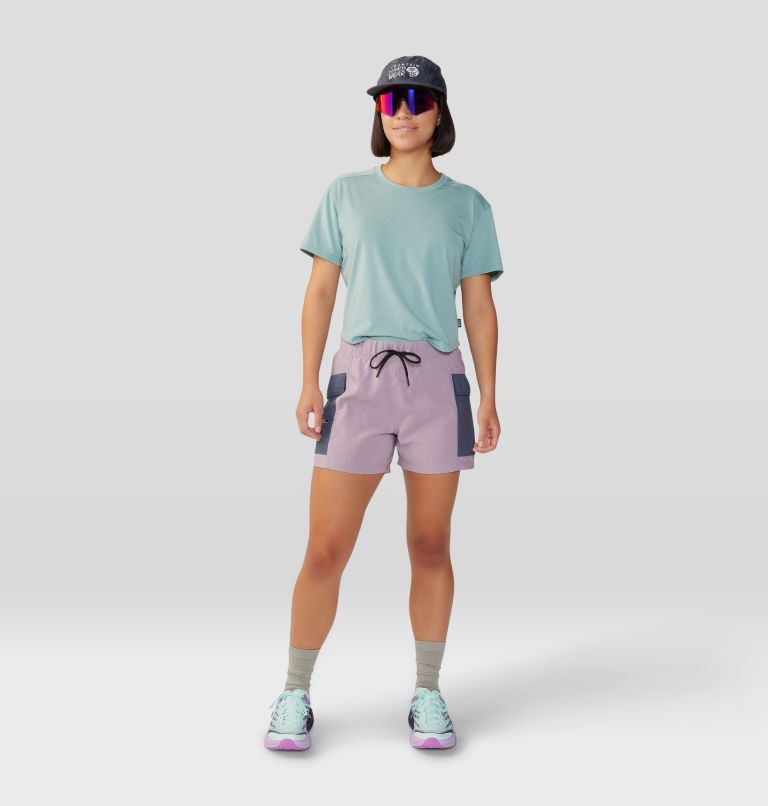 Women's Trek N Go Short Sleeve, Color: Lichen Green, image 6