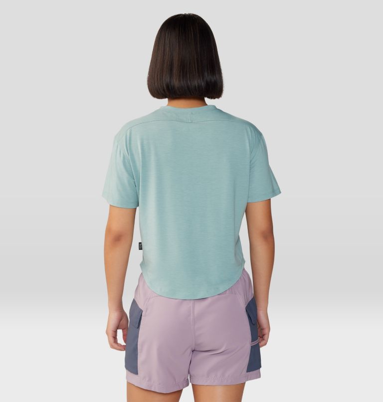 Women's Trek N Go Short Sleeve, Color: Lichen Green, image 2