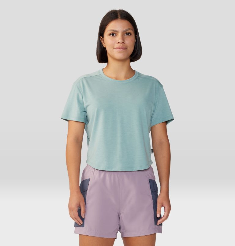 Women's Trek N Go Short Sleeve, Color: Lichen Green, image 1