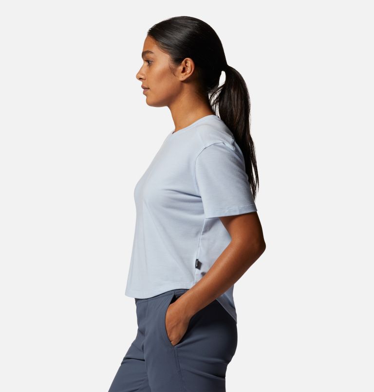 Women's Trek N Go Short Sleeve, Color: Arctic Ice, image 3
