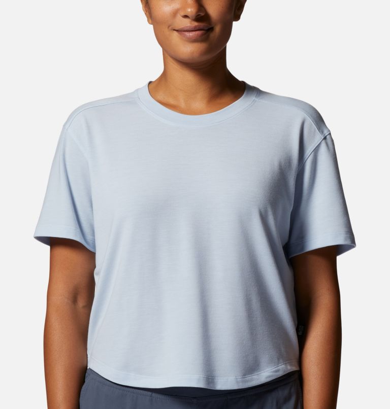 Women's Trek N Go Short Sleeve, Color: Arctic Ice, image 4