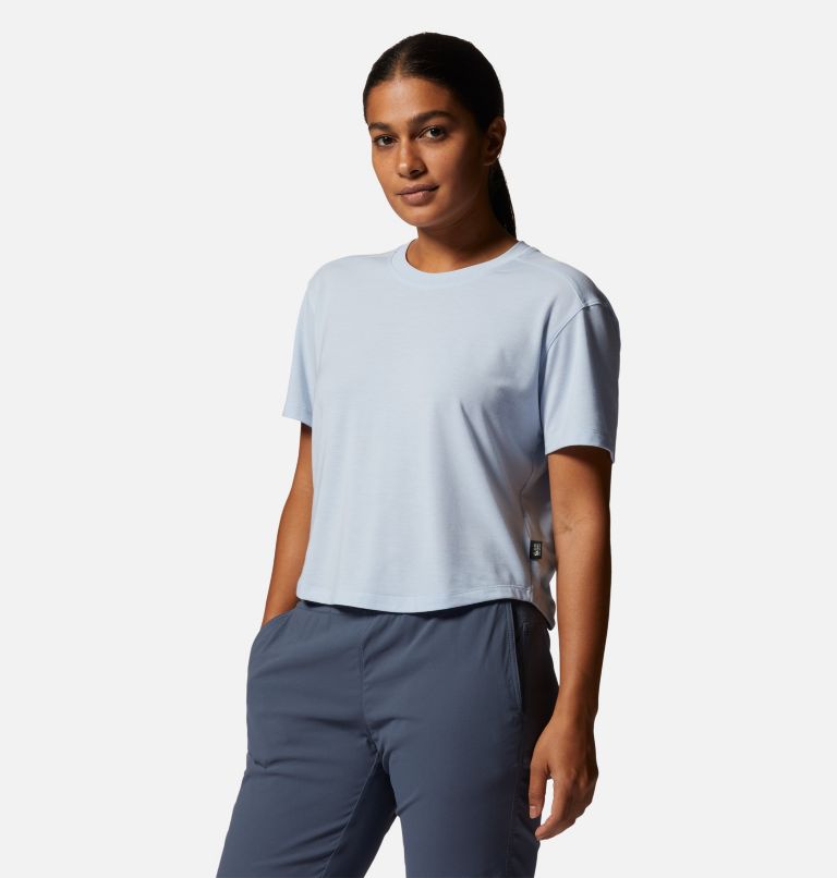 Women's Trek N Go Short Sleeve, Color: Arctic Ice, image 5