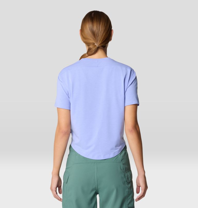 Women's Trekkin Go Short Sleeve, Color: Light Illusion, image 3