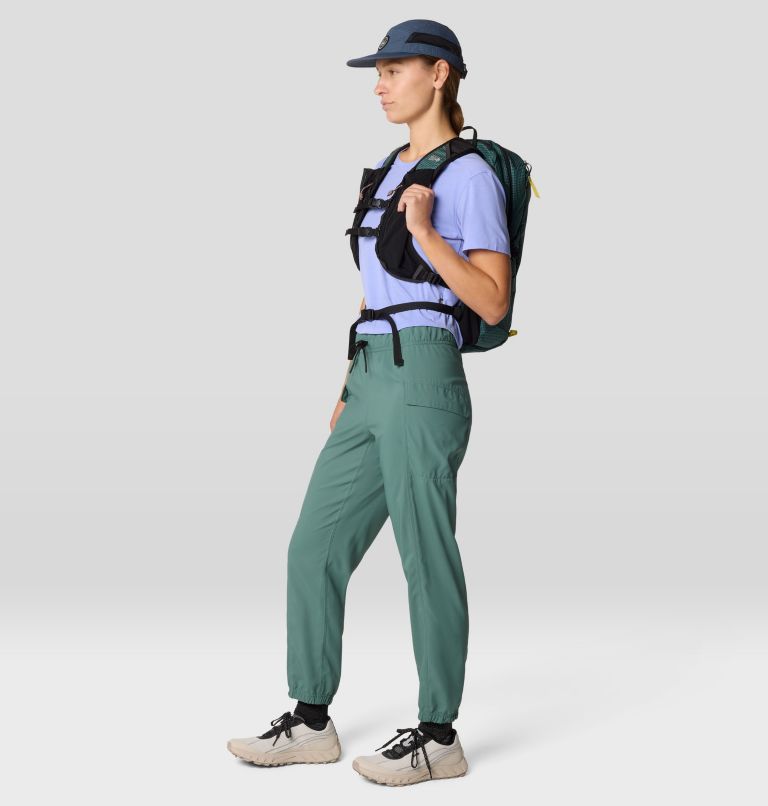 Women's Trekkin Go Short Sleeve, Color: Light Illusion, image 2