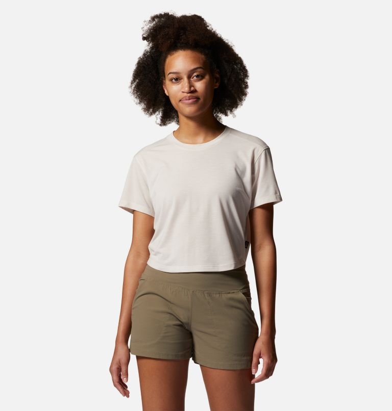 Women's Trekkin Go Short Sleeve, Color: White Sprite, image 1
