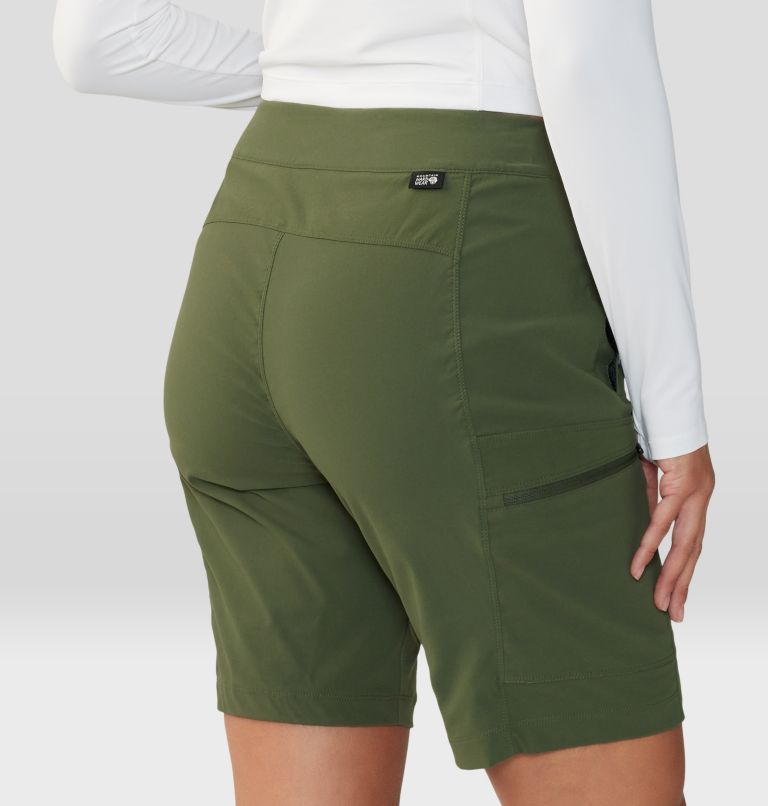 Women's Dynama High Rise Bermuda Short, Color: Surplus Green, image 5