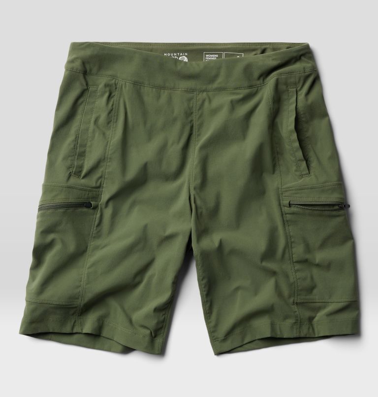 Women's Dynama High Rise Bermuda Short, Color: Surplus Green, image 8