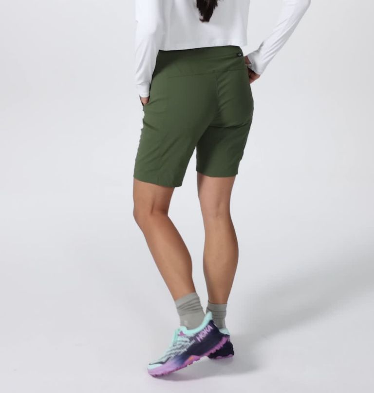 Women's Dynama High Rise Bermuda Short, Color: Surplus Green