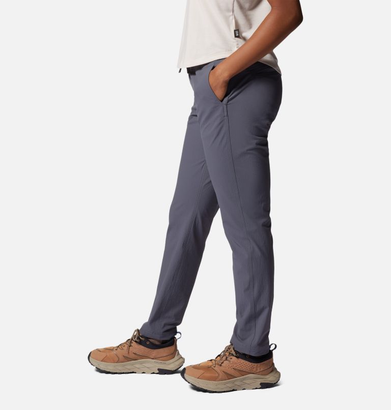 Pantalon à ceinture élastique Basswood Femme, Color: Iron Grey, image 3