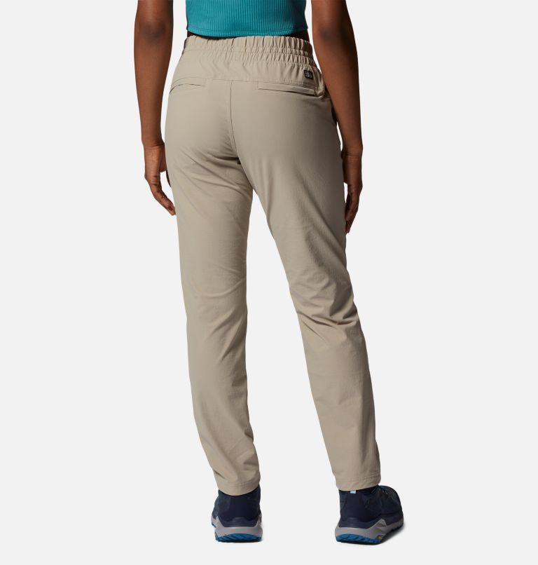 Pantalon à ceinture élastique Basswood Femme, Color: Badlands, image 2