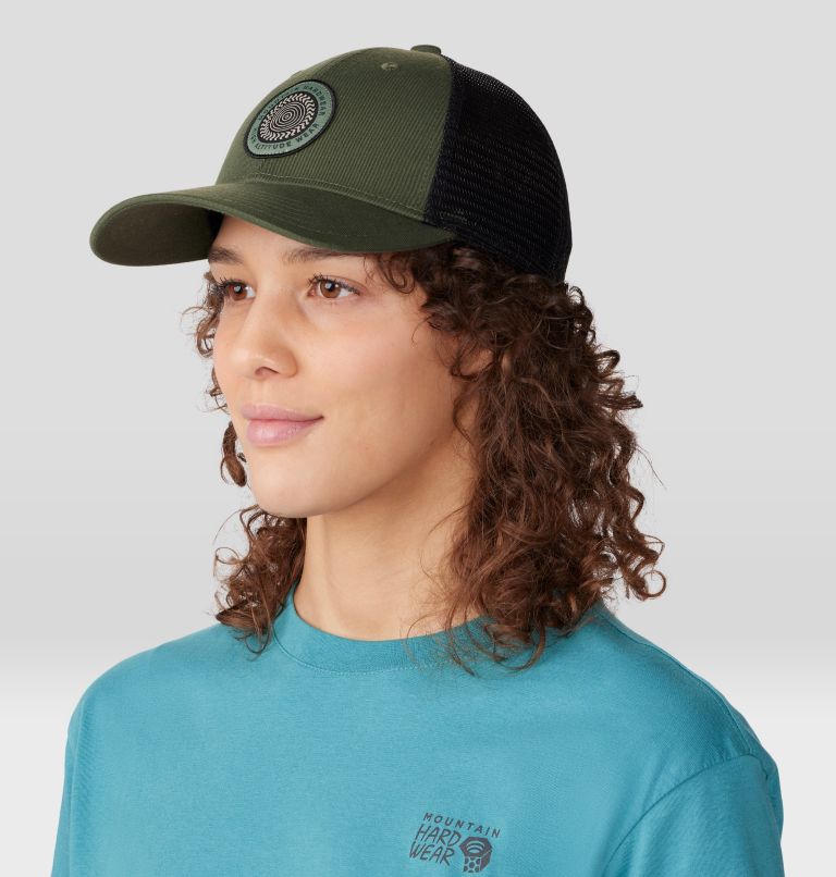 Thumbnail: High Altitude Trucker Hat, Color: Surplus Green, image 8