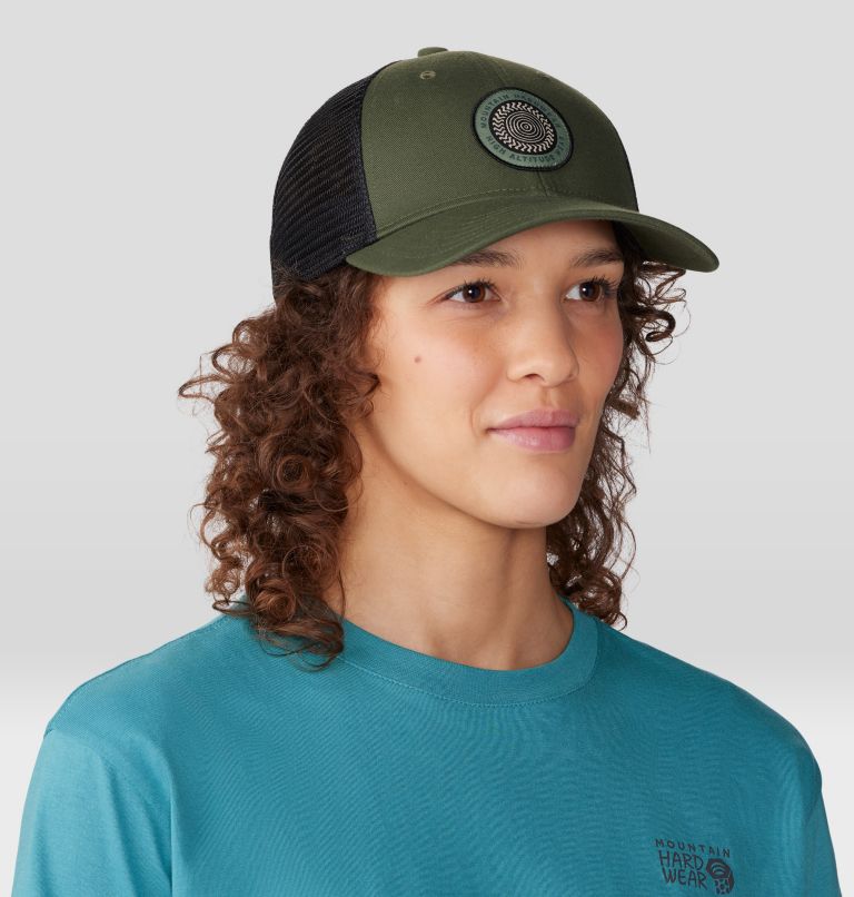 Thumbnail: High Altitude Trucker Hat, Color: Surplus Green, image 10