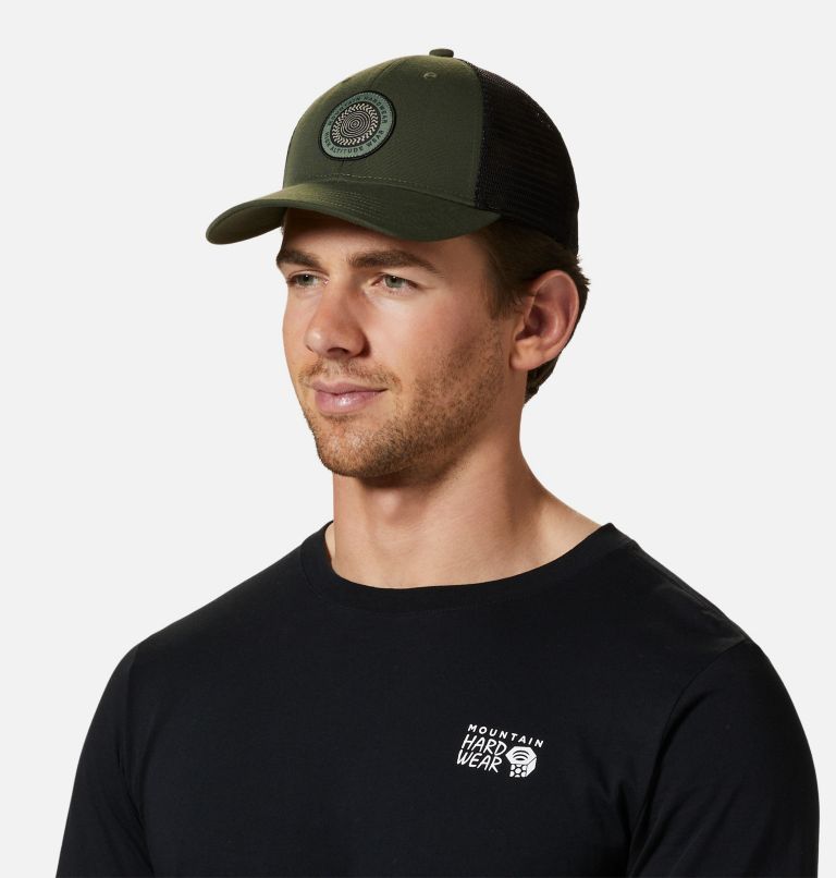 High Altitude Trucker Hat, Color: Surplus Green, image 3