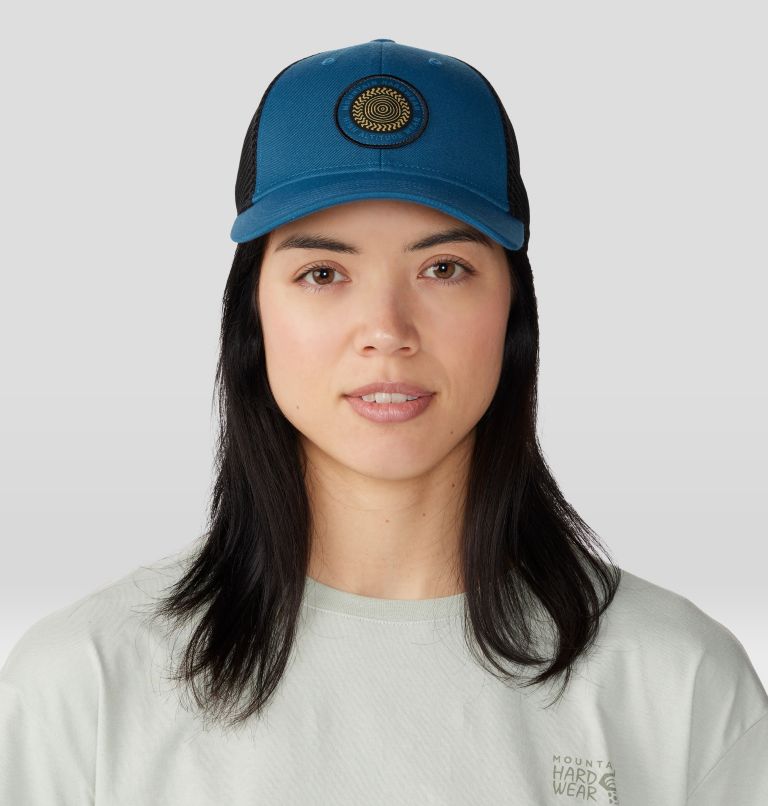 High Altitude Trucker Hat, Color: Dark Caspian, image 6