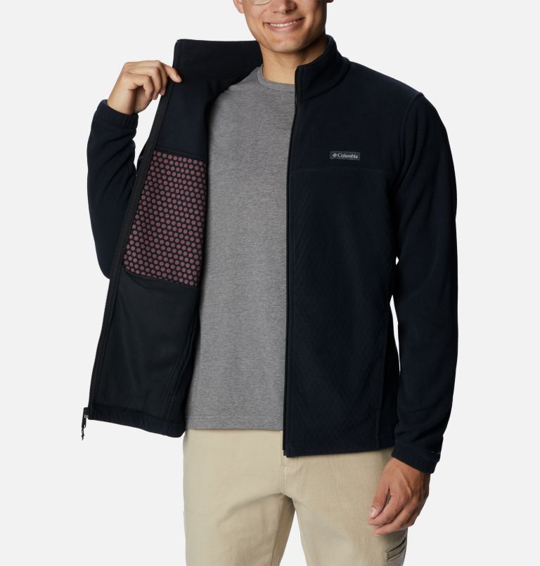 Men's Overlook Trail Full Zip Jacket - Tall, Color: Black, image 5