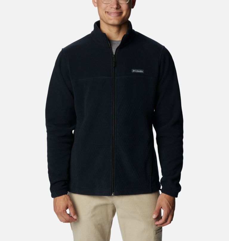 Men's Overlook Trail Full Zip Jacket, Color: Black, image 1