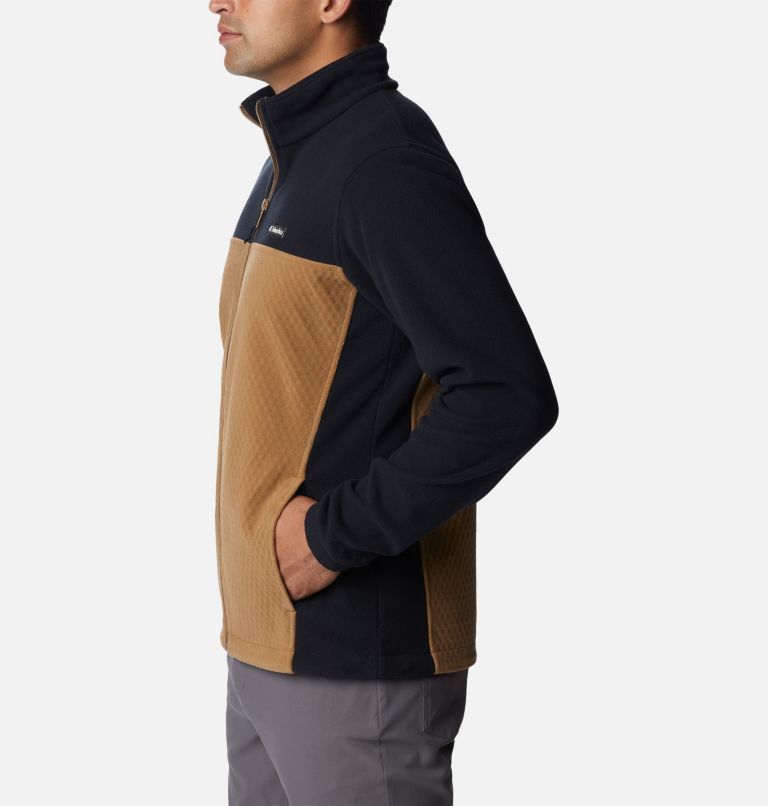 Thumbnail: Men's Overlook Trail Full Zip Jacket - Tall, Color: Delta, Black, image 3