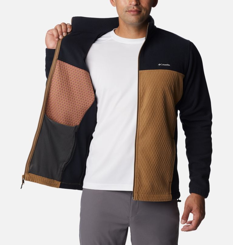Men's Overlook Trail Full Zip Jacket - Tall, Color: Delta, Black, image 5