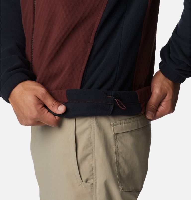 Men's Overlook Trail Full Zip Jacket, Color: Elderberry, Black, image 7