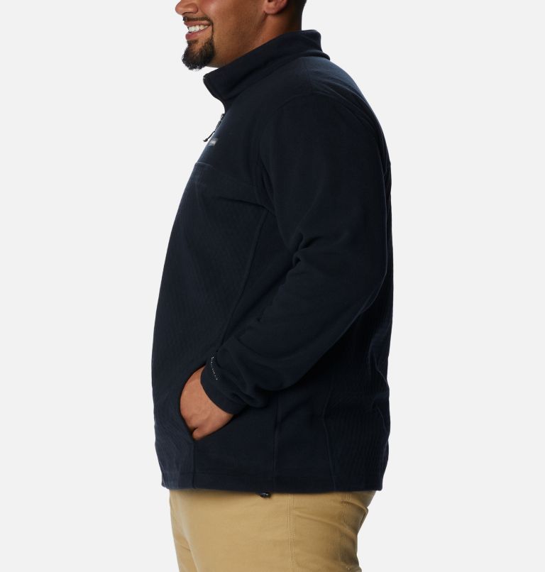 Men's Overlook Trail Full Zip Jacket - Big , Color: Black, image 3