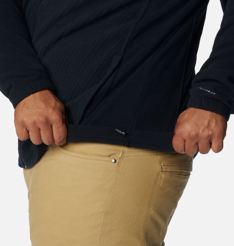 Men's Overlook Trail Full Zip Jacket - Big , Color: Black, image 7