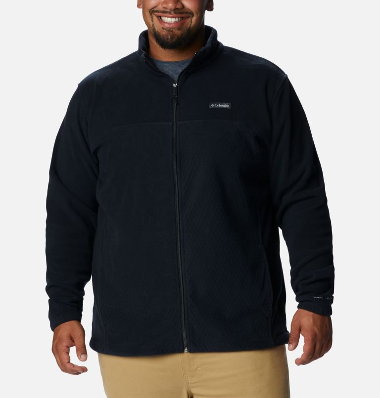 Men's Overlook Trail Full Zip Jacket - Big , Color: Black, image 1