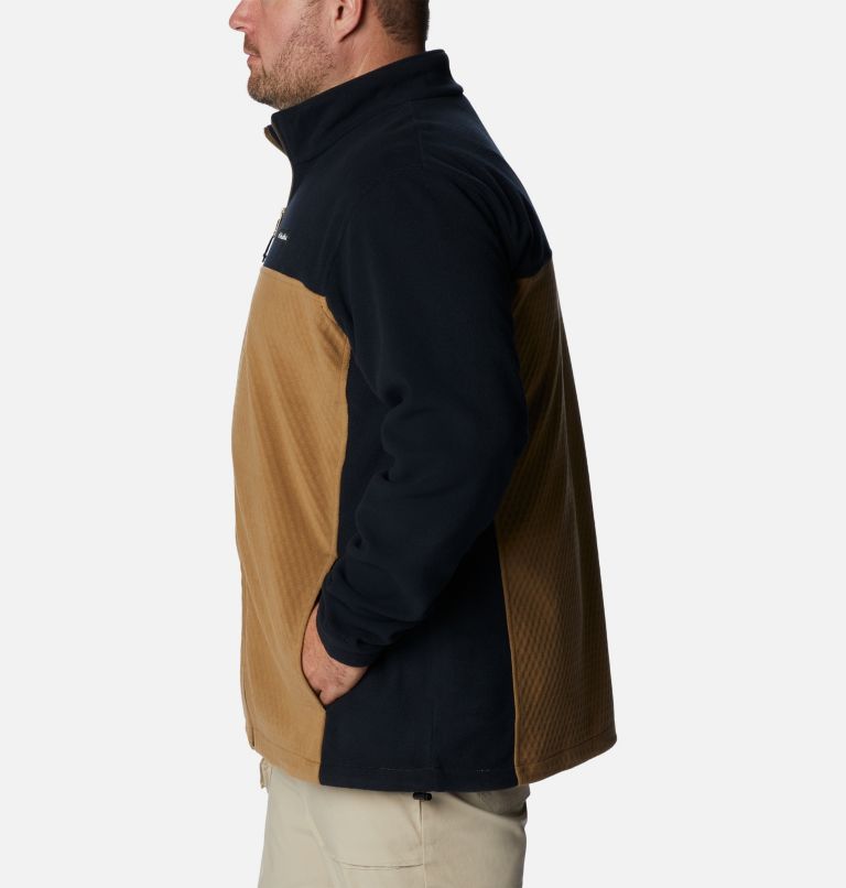 Thumbnail: Men's Overlook Trail Full Zip Jacket - Big, Color: Delta, Black, image 3