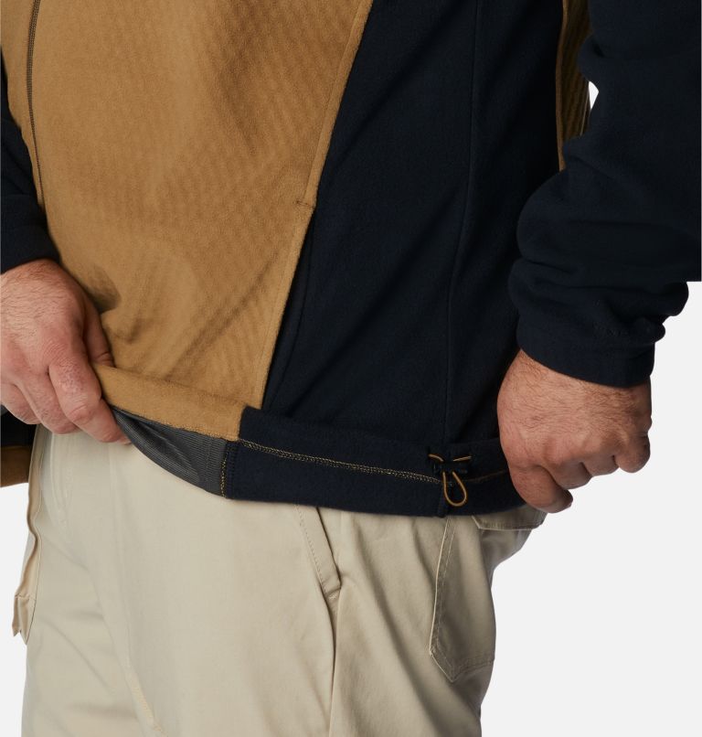 Thumbnail: Men's Overlook Trail Full Zip Jacket - Big, Color: Delta, Black, image 7