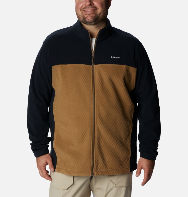 Men's Overlook Trail Full Zip Jacket - Big, Color: Delta, Black, image 1