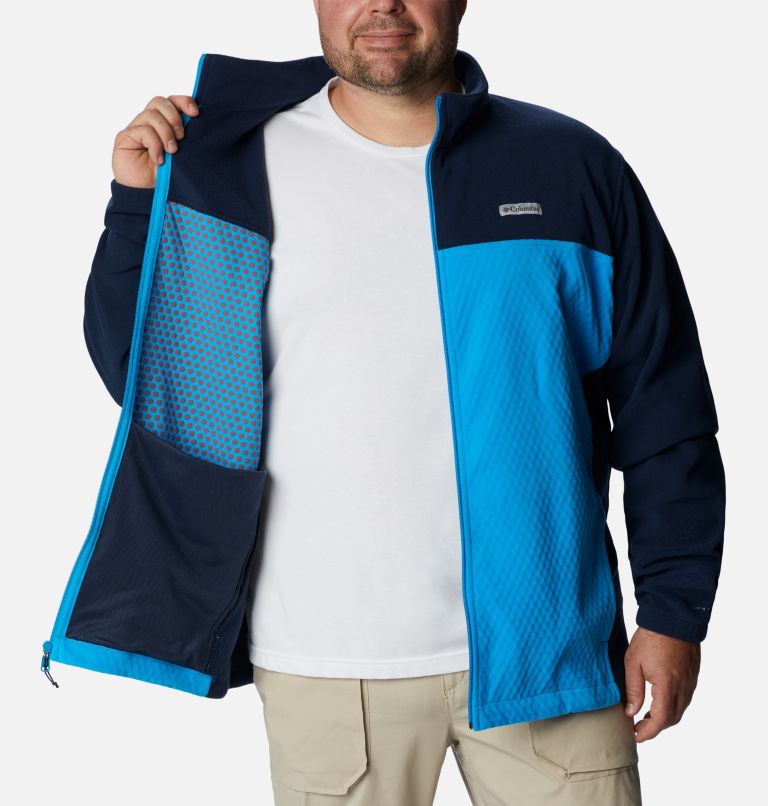 Men's Overlook Trail Full Zip Jacket - Big, Color: Compass Blue, Collegiate Navy, image 5