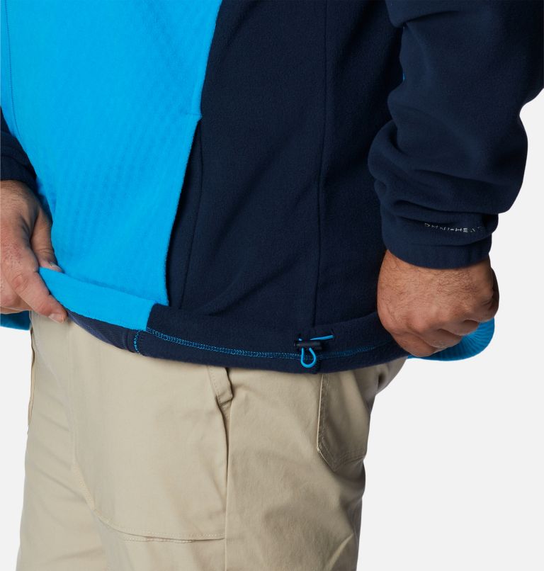 Men's Overlook Trail Full Zip Jacket - Big, Color: Compass Blue, Collegiate Navy, image 7
