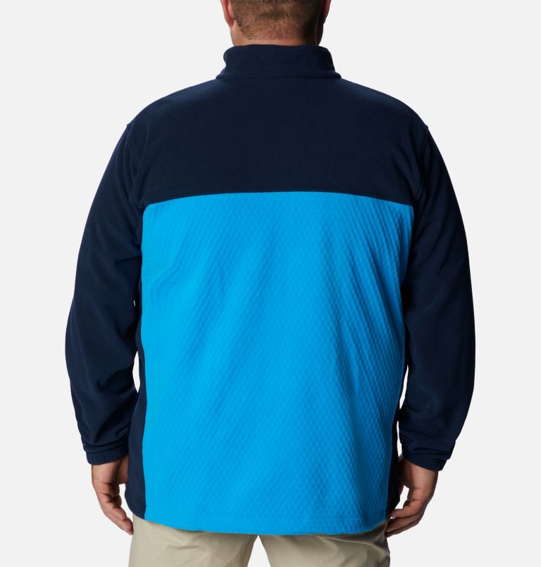Thumbnail: Men's Overlook Trail Full Zip Jacket - Big, Color: Compass Blue, Collegiate Navy, image 2