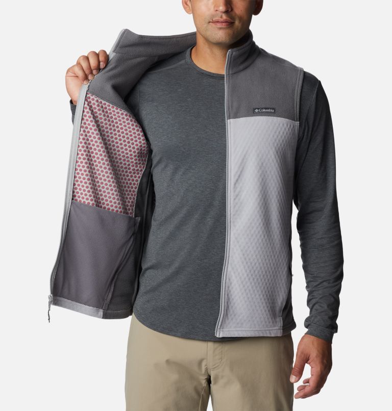Men's Overlook Trail Vest, Color: Columbia Grey, City Grey, image 5