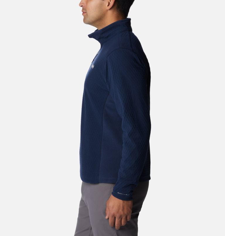 Thumbnail: Men's Overlook Pass Half Zip Shirt, Color: Collegiate Navy, image 3