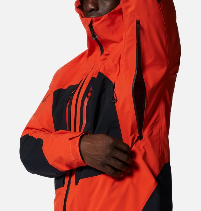 Men's Routefinder GORE-TEX PRO Jacket, Color: State Orange, Black, image 7