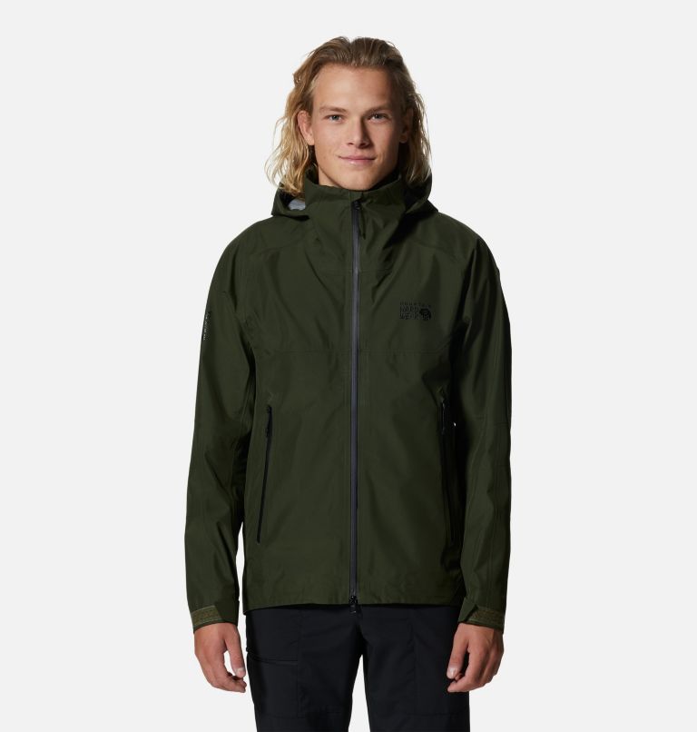 Men's Trailverse GORE-TEX Jacket, Color: Surplus Green, image 12