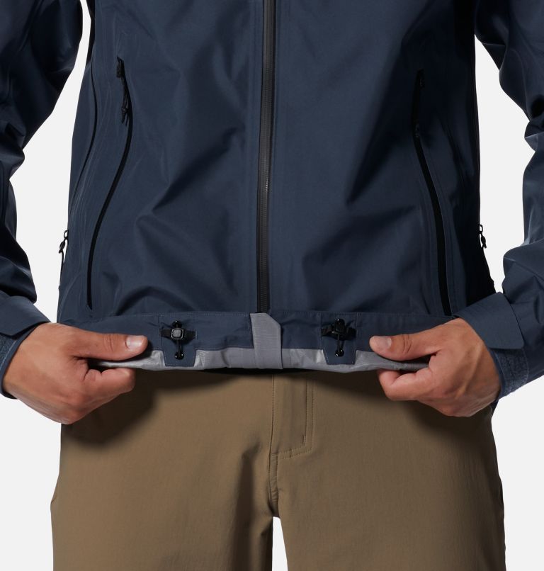 Thumbnail: Men's Trailverse GORE-TEX Jacket, Color: Blue Slate, image 10